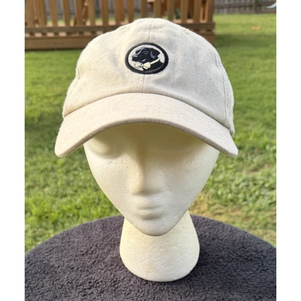 Southern Proper Linen Blend Strap Back Cap Dad Hat Dog Labrador Adjustable